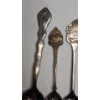 Image 4 : (6) Silverplated Souvenir Spoons - Weight: 106.5g 