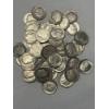 Image 1 : Lot of 50 90% Silver, Assorted Year, Roosevelt Dimes FV $5.00