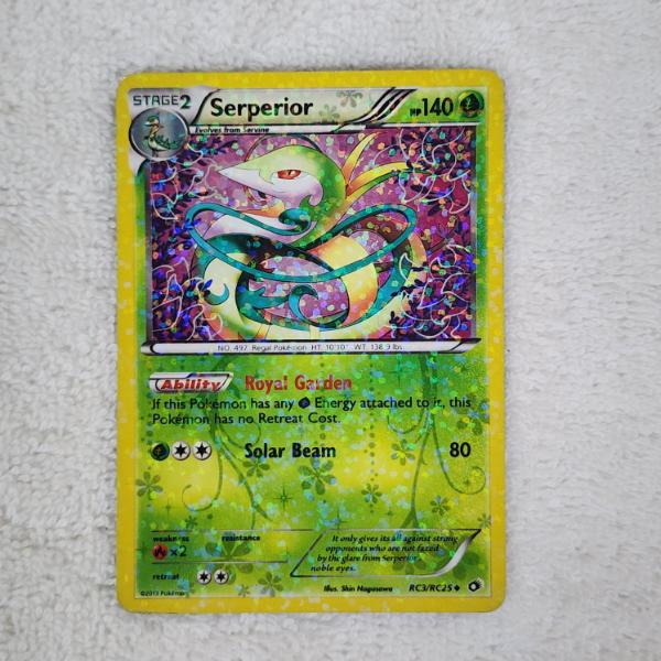 Serperior RC3/RC25 Unique Holo Vintage Pokemon Trading Card