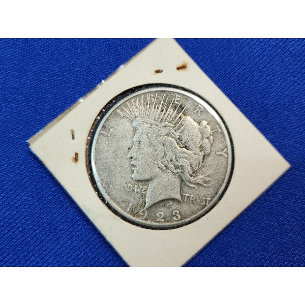 1923-S Silver Peace Dollar - 90% Silver U.S. Dollar 