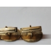 Image 10 : 2 Sets of Gold-Filled ALM Initial Cufflinks Total Weight: 14.8g