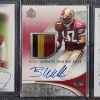 Image 2 : Three Upper Deck AUTOGRAPHED San Francisco 49ERS NUMBERED Rookie Football Trading Cards Ft. PATCH!
