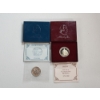 Image 1 : George Washington Commemorative Silver Coins - See Description for Details! 