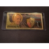 Image 1 : Rare Pope Francis Vatican $10 Million Note - Gold Back .999 - 24K Bill In Protective Holder - Mint C
