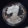 Image 2 : 2005 W (West Point Mint) United States 1 Ounce .999 Silver Eagle Proof In Box - COA