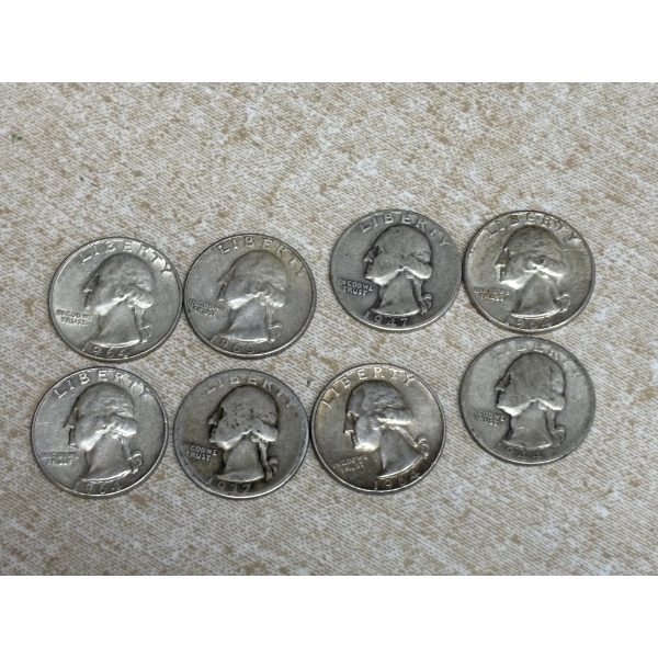 90% Silver U.S. Quarters - FV $2.00 - Various Years