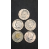 Image 1 : Assorted Years 40% Silver Kennedy Half Dollars - Face Value: $2.50