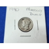 Image 2 : 1940 Silver Mercury Dime 
