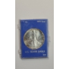 Image 1 : United States 1995 1 Troy Ounce .999 Fine Silver American Eagle In Small Display Case