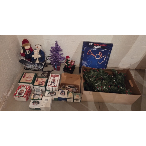 *Pick Up At Mantua Home-No Shipping Available* Excellent Condition Collection Of Christmas Decor Inc