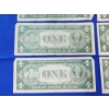 Image 9 : (8) U.S. Blue Seal $1 Silver Certificates: Series 1935 F, D, E 