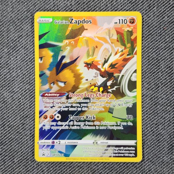 Galarian Zapdos Black Star Promo SWSH283 Holo Rare Pokemon Trading Card