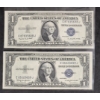 Image 4 : U.S. CURRENCY - RARE Tot 5 - 1935 G & H  One Dollar ($1) Blue Seal  HIGH GRADE  Silver Certificate's
