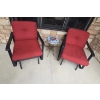 Image 1 : *Pick Up At Mantua Home-No Shipping Available* Like New Inviting Black Metal 24''x32'' Glide Rocker 