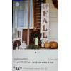 Image 3 : Brand New In Box 11.75''x72'' White Wooden Happy Fall Yall Decorative Sign. Folds For Storage. -No S
