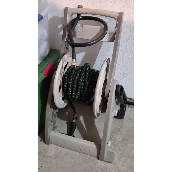 PICKUP IN NORTHFIELD - Excellent Hose Caddy Including Hose As Shown - See Pics (All Items noting "Pi