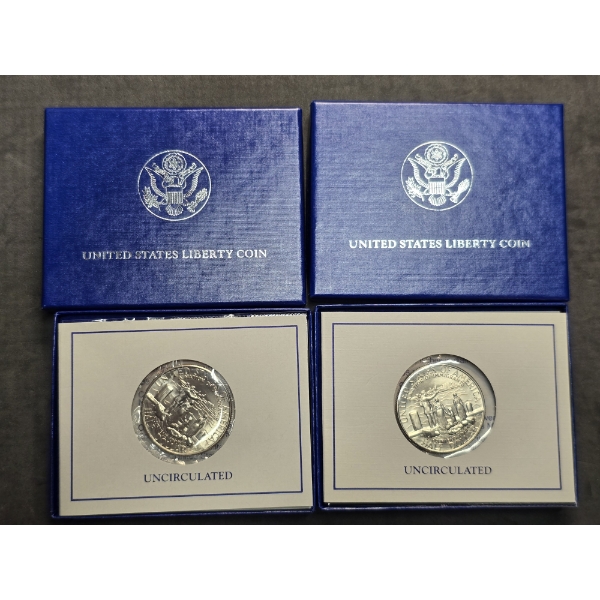 (2) 1986 United States Liberty Half Dollar Uncirculated