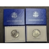 Image 1 : (2) 1986 United States Liberty Half Dollar Uncirculated