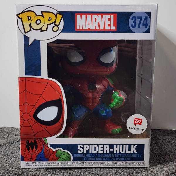 Marvel Spider-Hulk #374 Funko Pop Walgreens Exclusive 