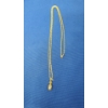 Image 4 : 14K Gold Long Necklace With 14K Gold Pineapple Pendant - Total Weight: 17.9g