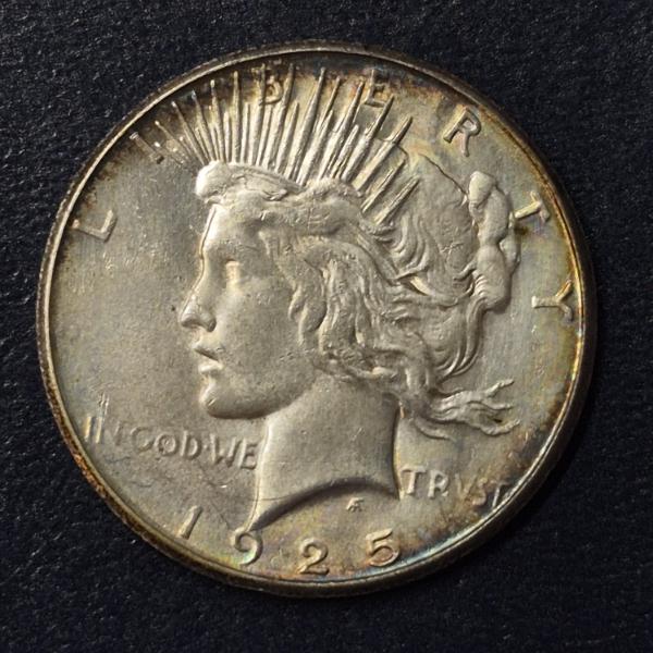 1925 S US Peace Silver Dollar BU condition