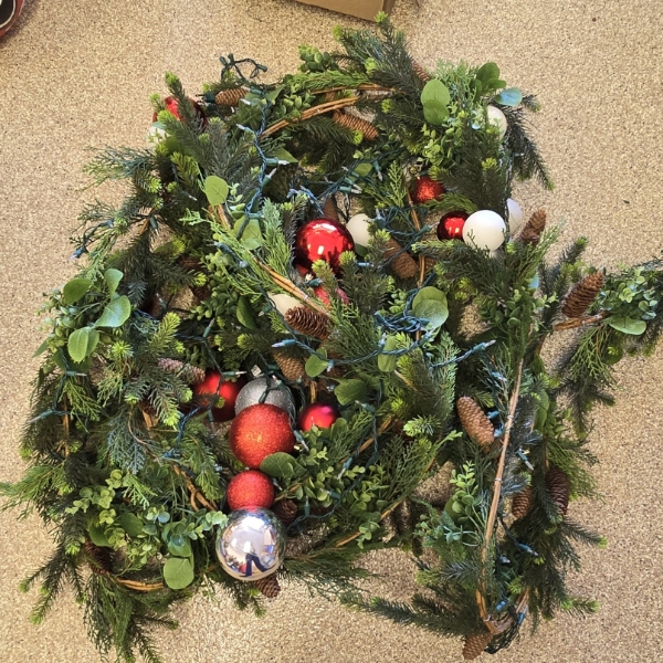 High QualityLong Faux Garland with Decorations