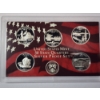 Image 3 : 2001 United States Mint Silver Proof Set: 90% Silver Quarters, Half Dollar, & Dime