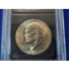 Image 2 : 1976 Authenticated Brilliant Uncirculated Eisenhower Dollar Coin 