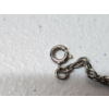 Image 4 : Vintage "Hallmark Little Gallery" Lead Crystal Heart Pendant on 21" 6.3g Sterling Silver Chain
