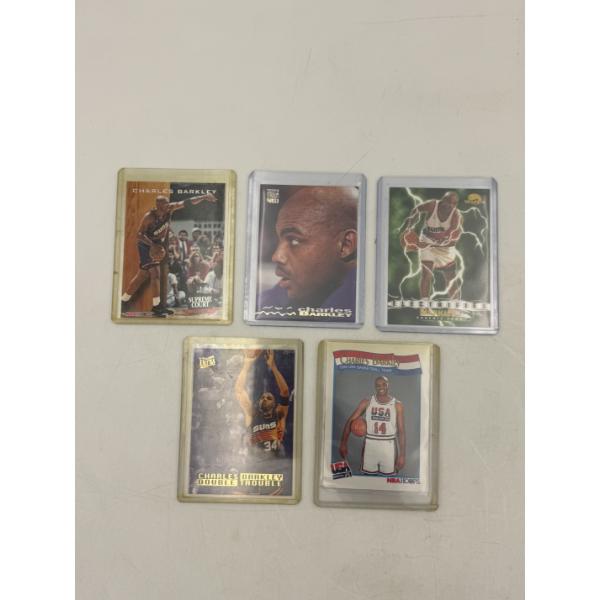 Lot of (5) Charles Barkley Basketball Cards