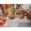 Image 8 : Lot of Assorted Fall Decor Items: Wreath, Corn, Pumpkin Decor, Figurines, & More! - See Photos