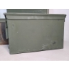Image 2 : Heavy Duty Authentic Military Ammunition Metal Can With Latching Lid ~ Great for Ammo & COINS ~ 