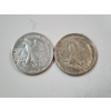 Image 2 : Two Walking Liberty 90% Silver Half Dollars: 1943-D & 1943 FV: $1.00