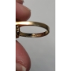Image 6 : 14K Gold Marquise-Cut Amethyst Stone & Baguette-Cut Clear Crystal - Size 5 - Weight: 3.1g