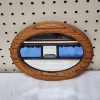 Image 1 : Nice Hand Made Artist Mirror Signed R. Parker ~ About 9 Inches Wide 