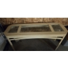 Image 3 : Beautiful 54''x17''x28'' Glass Accent Sofa Table 