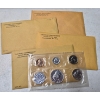 Image 1 : UNITED STATES COINS - 4 Pcs - 90% SILVER PROOF MINT SETS - 1961, 62, 63 FRANKLIN & 1964 JFK $7.40 FV