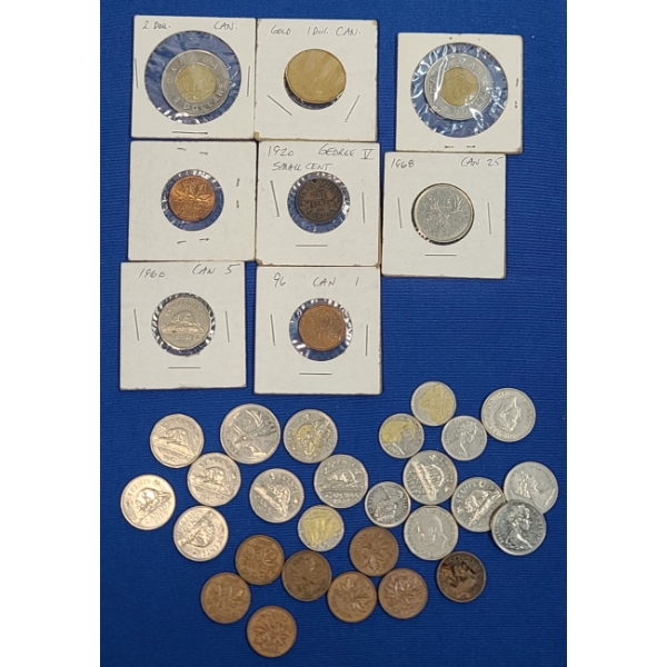 Large Lot Of Assorted Canadian Coins   