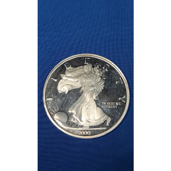 2000 American Eagle 1 LB .999 Fine Silver Round