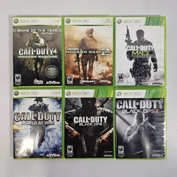 DUTY LOT!!! Six Microsoft Xbox 360 Call Of Duty Video Games