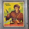 Image 2 : RARE 1933 Indian Chewing Gum #50 Daniel Boone Trading Card Graded Very Good at PSA 3