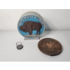 Image 1 : Buffalo Nickel Coin Bank, U.S. Eagle Art Piece, Indian Head Collectible Piece