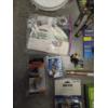 Image 4 : 27 Gallon Tuff Tote With New Toilet Seat, Plumbing Supplies, & Propane Related Items