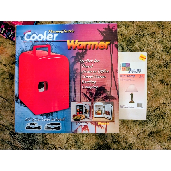 New Electric Cooler/Warmer & New Mini Lamp                          