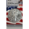 Image 2 : NGC MS70 2020 One Troy Oz .999 Fine Silver American Eagle In Donald J. Trump 45th President Slab 