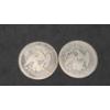 Image 2 : 1857-O & 1877-S 90% Silver Liberty Seated Quarter With Arrows - Face Value: $0.50