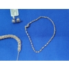 Image 8 : Sterling Silver Jewlery: 2 Bracelets and Stud Earrings with Diamonds TW: 12.5g