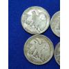 Image 6 : x7 Assorted Years 90% Silver Walking Liberty Half Dollars FV: $3.50