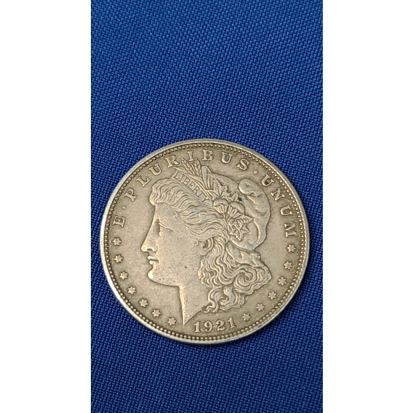 1921-D 90% Silver Morgan Dollar 