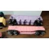 Image 12 : (7) Lionel Model Train Cars From The 1950's Girls Train Set & (1) Scout Oil Company Train Car